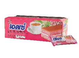 เลเยอร์เค้กกลิ่นสตรอเบอร์รี่สอดไส้ครีม ตรา เอลเซ่