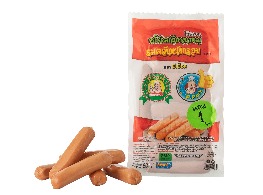 ไส้กรอกสโม๊คเวียนนาหมูรมควันหนังกรอบ ตรา พี.พ็อค